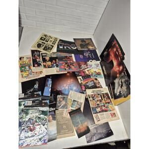 Vintage 80s 90s Collectible Ephemera Lot Lotr Tron Jurassic Park And More